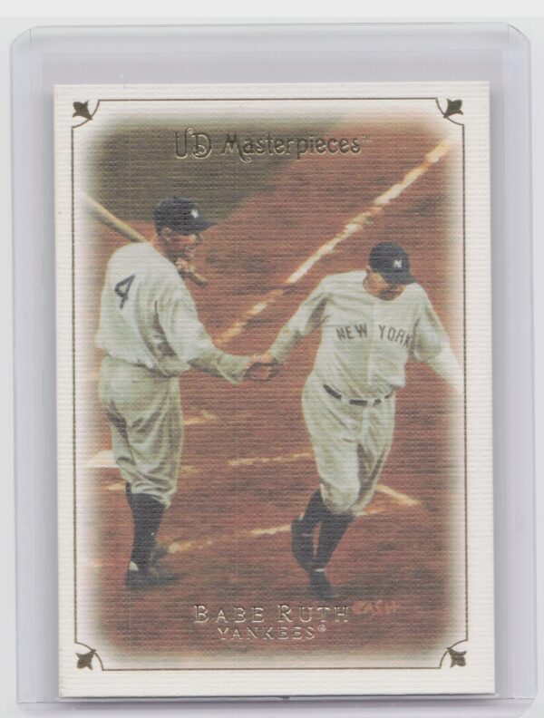 2007 Upper Deck Masterpieces Babe Ruth #1 Yankees