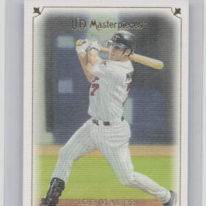 2007 Upper Deck Masterpieces Joe Mauer #35 Twins