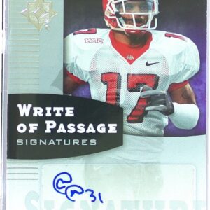 2007 Upper Deck Ultimate Collection Marcus McCauley Auto #WP-MM Write of Passage