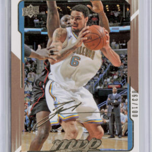 2008-09 Upper Deck MVP Tyson Chandler Gold Script SN100 #103 Hornets