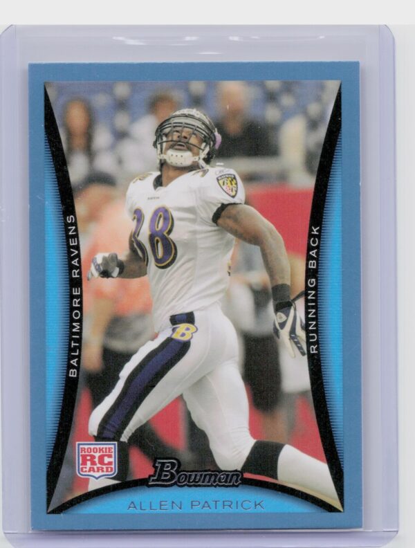 2008 Bowman Allen Patrick Blue /500 #193 Ravens