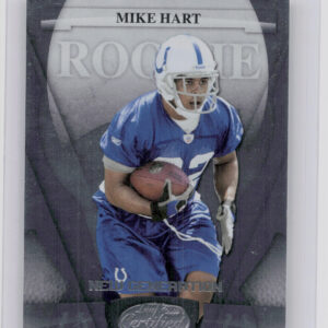 2008 Leaf Certified Materials Mike Hart SN1500 RC #186 Colts
