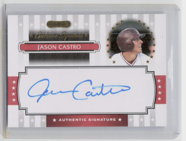 2008 Razor Signature Series Jason Castro #ES-8 Astros Exclusive Autographs