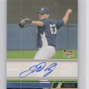 2008 Stadium Club Jonathan Albaladejo AU RC #177 Yankees
