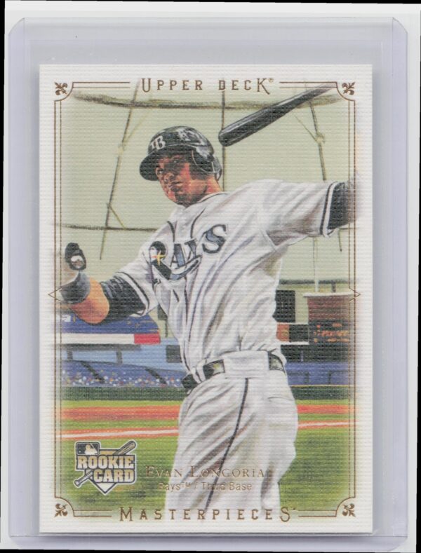 2008 Upper Deck Masterpieces Evan Longoria #7 Rays