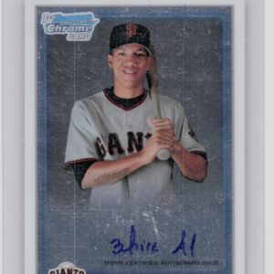 2010 Bowman Chrome Ehire Adrianza AU #BCP201 Giants Prospects Autographs