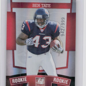 2010 Donruss Elite Ben Tate RC SN999 #105 Texans