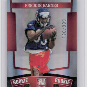 2010 Donruss Elite Freddie Barnes RC SN999 #108 Bears