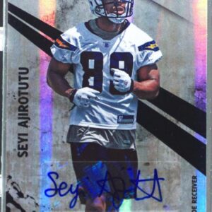 2010 Rookies & Stars Longevity Seyi Ajirotutu Auto /249 RC #240 Chargers Auto