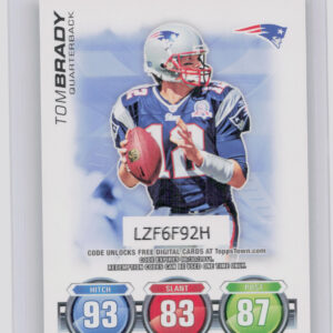 2010 Topps Attax Tom Brady #NNO Patriots