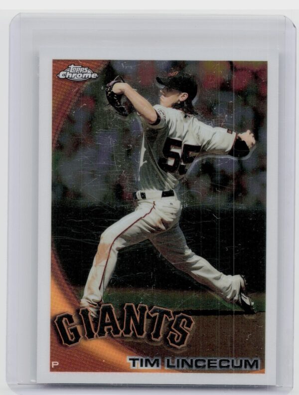 2010 Topps Chrome Tim Lincecum #27 Giants