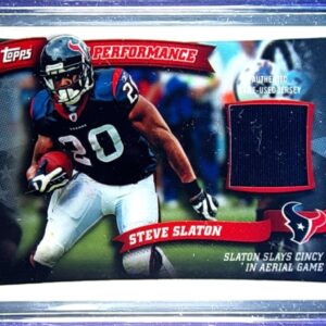 2010 Topps Steve Slaton JSY #PPR-SS Texans Peak Performance Relics