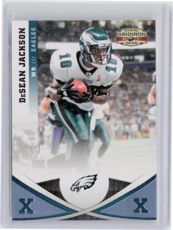 2011 Panini Gridiron Gear DeSean Jackson Platinum X's SN25 #72 Eagles