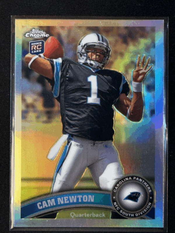 2011 Topps Chrome Cam Newton Refractor Rookie RC Panthers #1