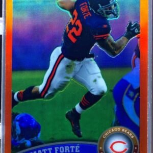 2011 Topps Chrome Matt Forte Orange Refractors #83 Bears