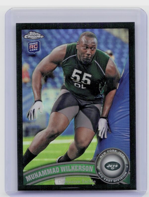 2011 Topps Chrome Muhammad Wilkerson Black Refractors /299 #192 Jets