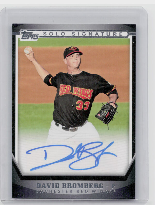 2011 Topps Pro Debut David Bromberg AU #SSA-DBR Wings Solo Signatures