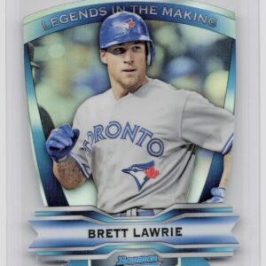 2012 Bowman Chrome Brett Lawrie #LIM-BL Jays Legends In The Making Die Cuts