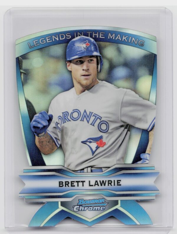 2012 Bowman Chrome Brett Lawrie #LIM-BL Jays Legends In The Making Die Cuts