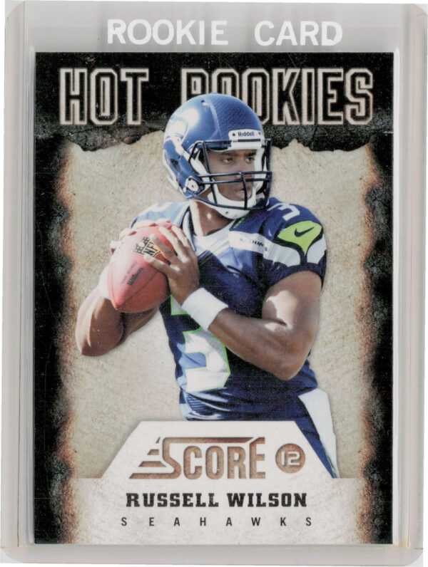 2012 Score Russell Wilson #22 Seahawks Hot Rookies