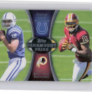 2012 Topps Andrew Luck / Robert Griffin III Paramount Pairs #PA-LG Redskins