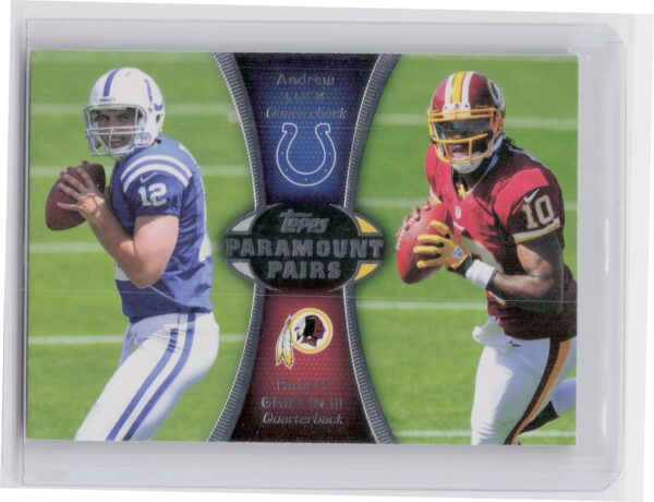 2012 Topps Andrew Luck / Robert Griffin III Paramount Pairs #PA-LG Redskins