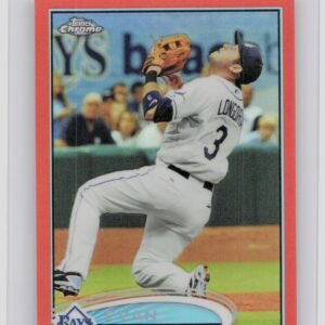 2012 Topps Chrome Evan Longoria Orange Refractors #90 Rays