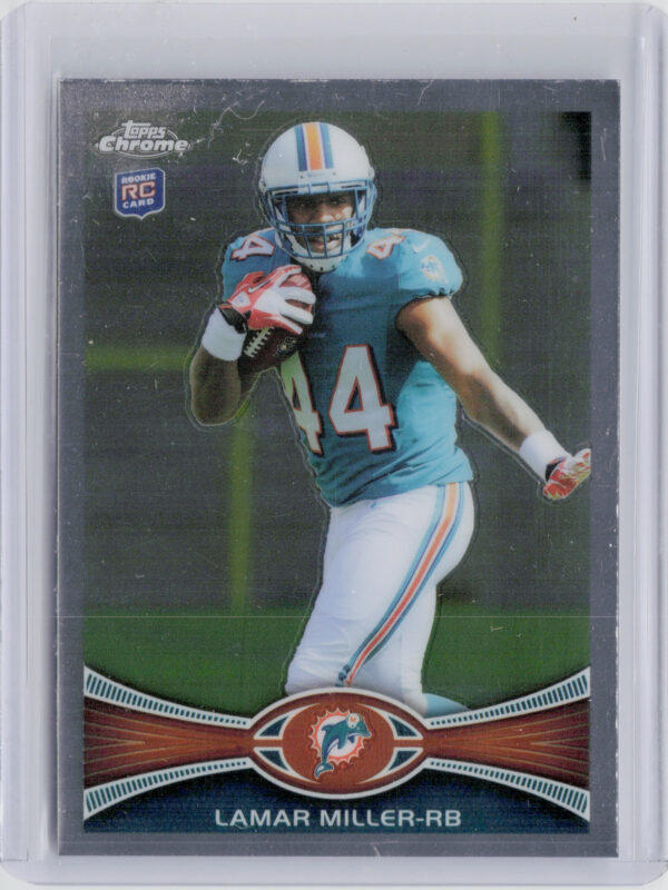 2012 Topps Chrome Lamar Miller RC #38 Dolphins