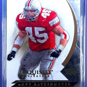 2012 Upper Deck Exquisite Collection Andy Katzenmoyer SN85 #47 Buckeyes