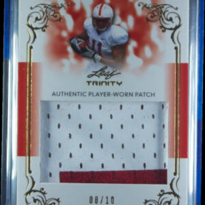 2013 Leaf Trinity Levine Toilolo SN10 MEM #DP-LT2 Cardinal Jumbo Patch Gold