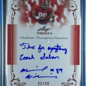 2013 Leaf Trinity Michael Williams AU SN60 #DI-MW2 Tide Inscriptions Bronze
