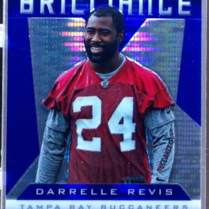 2013 Prizm Darrelle Revis #15 Buccaneers Brilliance Prizms Blue Pulsar