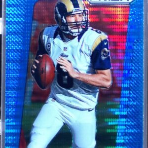 2013 Prizm Sam Bradford Prizms Blue Pulsar #195 Rams