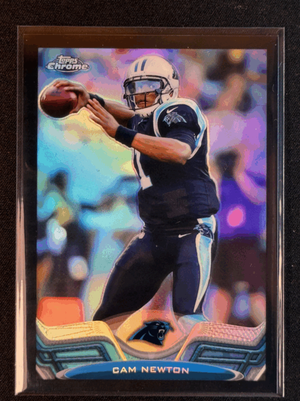 2013 Topps Chrome Cam Newton Black Refractor /299 Panthers #147