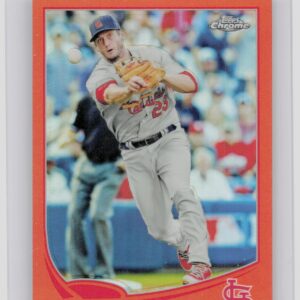 2013 Topps Chrome David Freese Orange Refractors #135 Cardinals