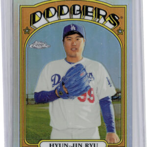 2013 Topps Chrome Hyun-Jin Ryu #72C-HJR Dodgers 1972 Chrome