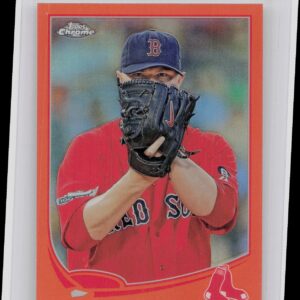 2013 Topps Chrome Jon Lester Orange Refractors #111 Sox