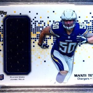 2013 Topps Manti Te'o JSY #RJR-MT Chargers Rookie Jumbo Relic