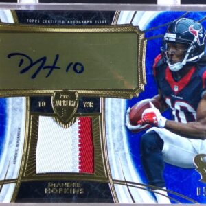 2013 Topps Supreme DeAndre Hopkins Auto /25 JSY RC #SAR-DH Texans Relic Blue