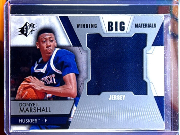 2014-15 SPx Donyell Marshall #WM-DM Huskies Winning Big Materials