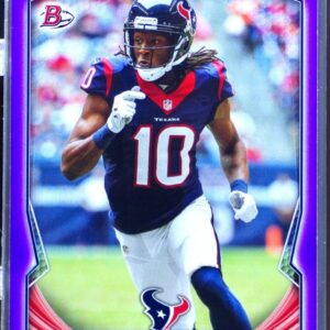 2014 Bowman DeAndre Hopkins Veterans Purple #51 Texans
