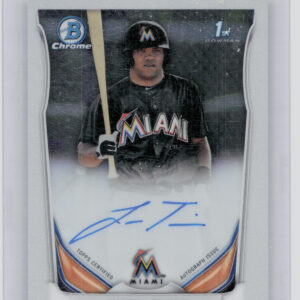 2014 Bowman Draft Justin Twine AU #BCA-JT Marlins Chrome Draft Pick Autographs