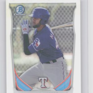 2014 Bowman Draft Nomar Mazara #CTP-90 Rangers Chrome Top Prospects Refractors