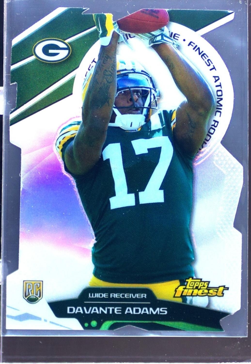 2014 Finest Davante Adams RC #FAR-DA Packers Atomic Refractor Rookies