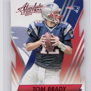 2014 Panini Absolute Tom Brady Retail Red #44 Patriots
