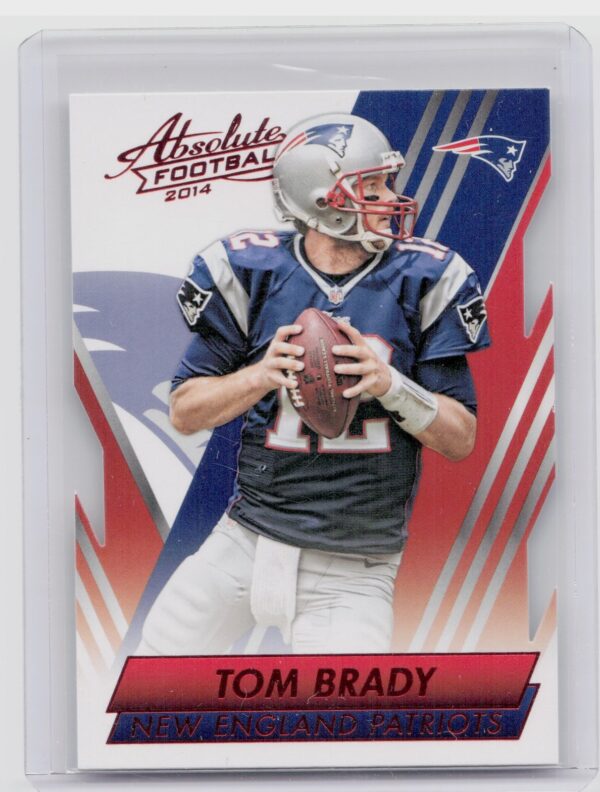 2014 Panini Absolute Tom Brady Retail Red #44 Patriots