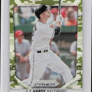 2014 Prizm J.J. Hardy Prizms Camo #129 Orioles