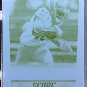2014 Score DeAndre Hopkins Printing Plates Yellow 1/1 #89 Texans