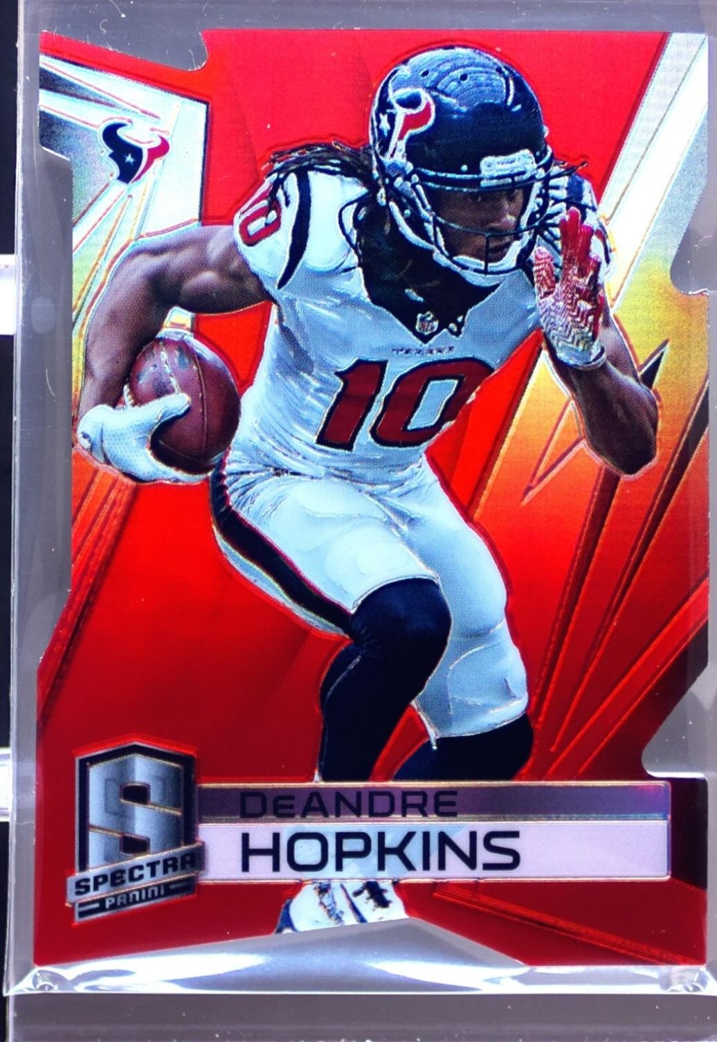 2014 Spectra DeAndre Hopkins /5 #16 Texans Prizms Red Die Cut