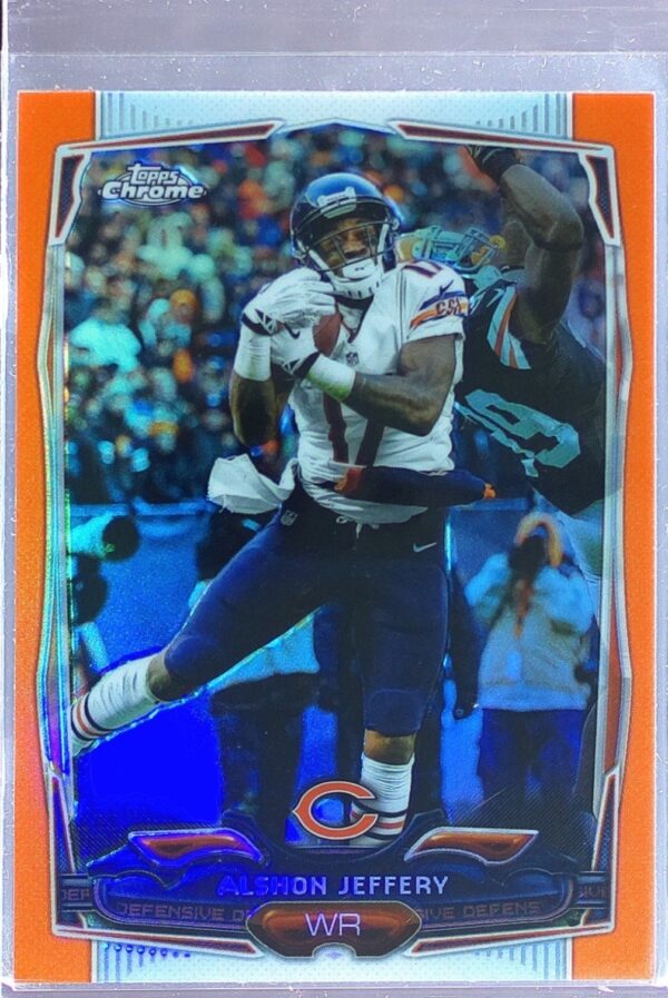 2014 Topps Chrome Alshon Jeffery Orange Refractors #33 Bears